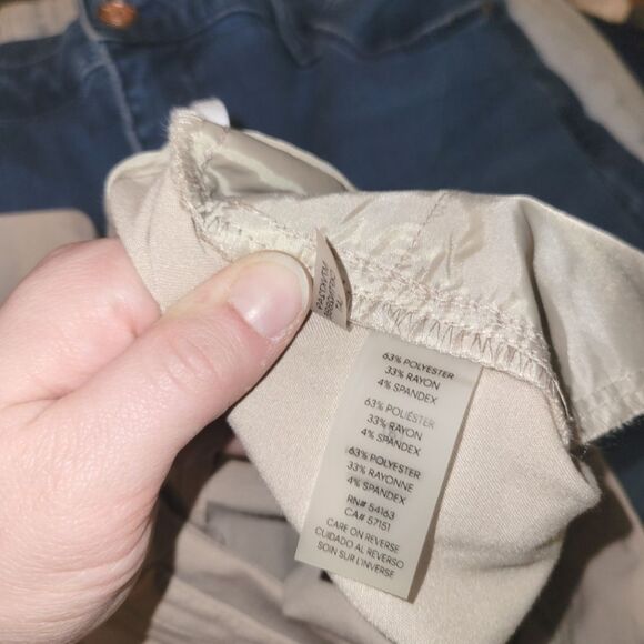 New Calvin Klein Khaki Modern Essentials Pants 14 - Picture 9 of 11